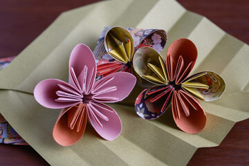 梅の花の折り紙