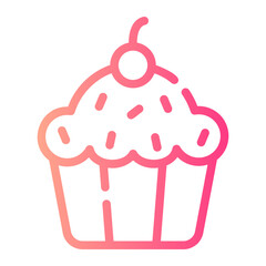 cake gradient icon