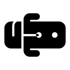 Fototapeta premium belt glyph icon