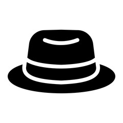 hat glyph icon