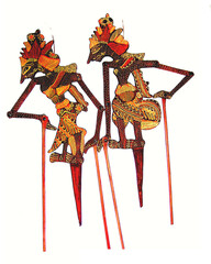 Puppets Rama Sinta Wood Batik