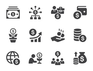 financial icon vector. finance icon vector illustration