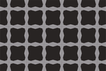 seamless pattern of interconnected wires silver on black