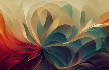 Colorful background texture, wavy silky black, red  blue, green and other shades of colors beautiful, hot and flowing design with scaly, silky and floral artworks
