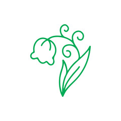 vector illustration of withered rose flower