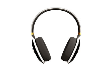 Desain headphone 3d rendering untuk produk mockup