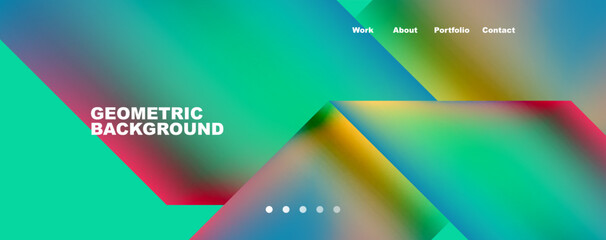 Dynamic lines, triangles, rectangles geometric abstract background. Vector Illustration For Wallpaper, Banner, Background, Card, Book Illustration, landing page