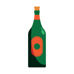 wine drink green bottle