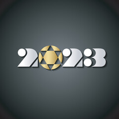 2023 Happy New Year Background Design