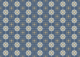 Geometrical pattern seamless in the earth tone color