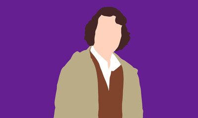 Caucasian man wearing a brown sweater