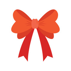 red ribbon bow