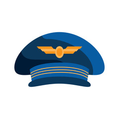 captain airplane pilot hat