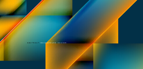 Dynamic triangle design with fluid gradient colors abstract background