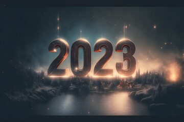 2023, happy, new, year, jahre