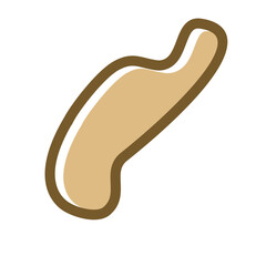 Organic amoeba blob shape abstract