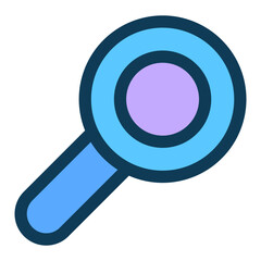 search filled line icon