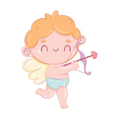 cupid angel with arch