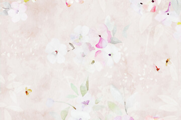 Abstract beautiful floral roses illustration