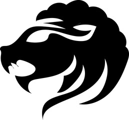 Twelve signs of the zodiac. Leo, Silhouette