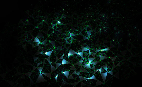 abstract background with plexsus