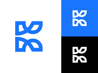 Creative and simple letter k logo mark and app icon design for visual identity