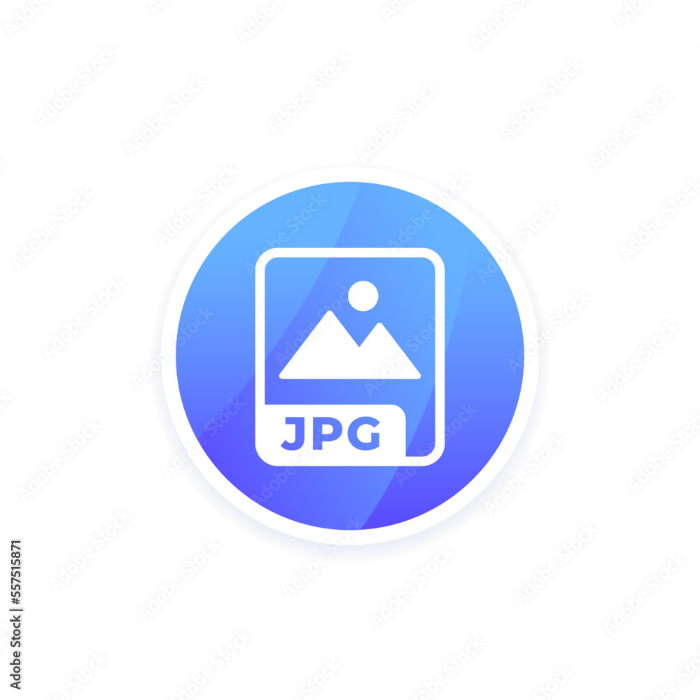 Poster jpg file icon for apps and web