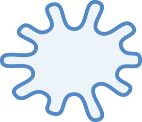 pastel abstract shape decoration