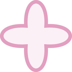 pastel abstract shape decoration