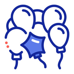 balloons party icon