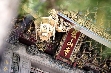 Longshan Temple, Taipei, Taiwan - January 15, 2021: Longshan Temple is also known as Lungshan...