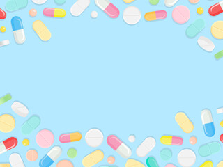 Векторное изображение планшета. Концепция лечения и выздоровления. Элемент дизайна здоровья для приложений, веб-сайтов и социальных сетей. Лекарственные таблетки.