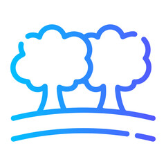 forest gradient icon