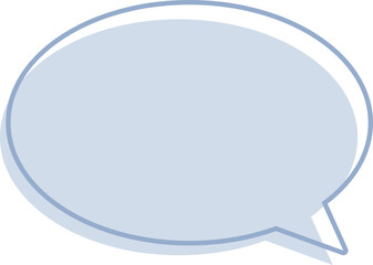 blue chatbox, text box, speech bubble decoration 