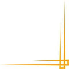 gold line corner, border, frame decoration
