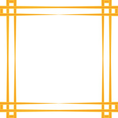 gold line corner, border, frame decoration