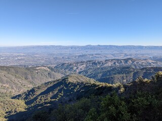 view of the mountains