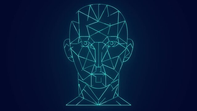 Cyborg robot artificial intelligence animation