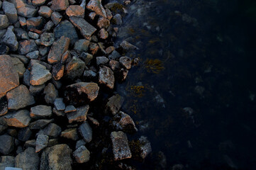 rocks in the sea