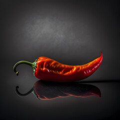 Photo Red Chilli Pepper on Dark Surface Photography 