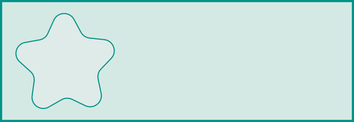 cute green planner paper, journal memo banner decoration