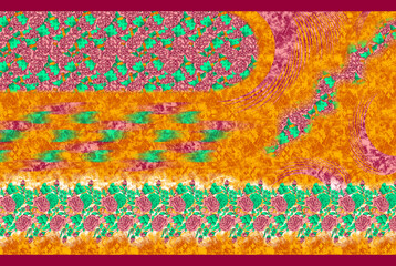Obraz premium textile designs . Block print.all work in a graphic designs .all about textile designs related.