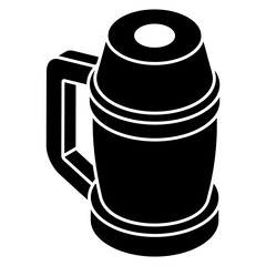 Unique design icon of jug