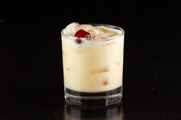 alcoholic cocktail for the menu bar or restaurant