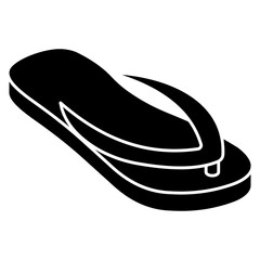 An icon design of flip flop