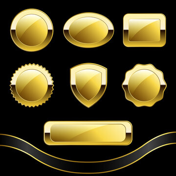 Gold Button Images – Browse 331,586 Stock Photos, Vectors, and Video