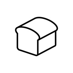 bread icon vector design template in white background