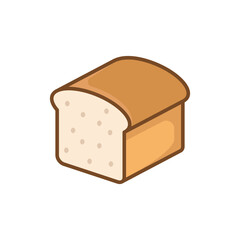 bread icon vector design template in white background