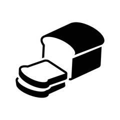 bread icon vector design template in white background