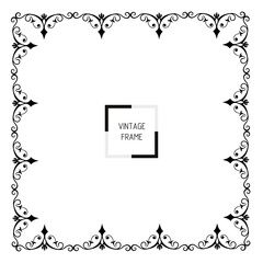 frames in vintage style with elements of ornament, art, pattern, background, texture.